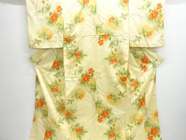 JAPANESE KIMONO / HITOE KOMON / FLOWER 